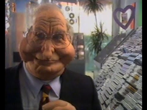 RTLplus 04.12.1989 - Werbeblock (z.B. Helmut Kohl Puppe wirbt für CBS Family Shop), sowie Vorschau