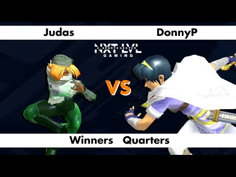 NXT LVL Gaming 15 - Winners Quarters - Judas (Sheik) vs DonnyP (Marth) - SSBM Smash Melee