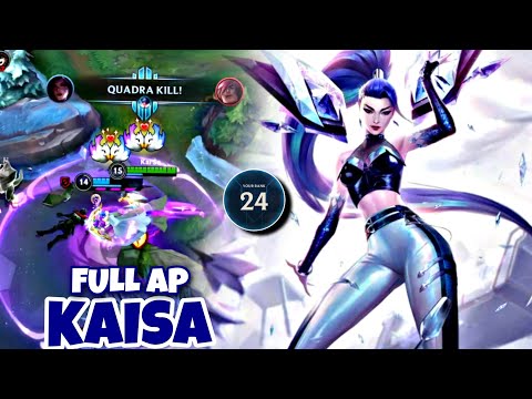 WILD RIFT | KAISA FULL AP AND GOT A QUADRA KILL ?? | GAMEPLAY | #kaisa #wildrift