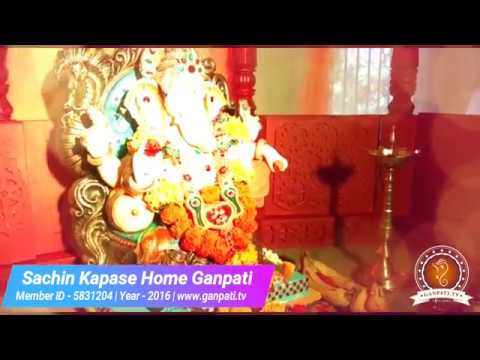 Sachin Kapase Home Ganpati Decoration Video