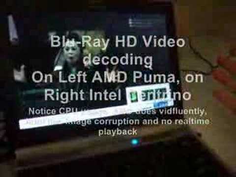 First demo of AMD Puma vs Intel Centrino