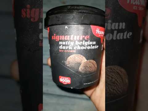 Havmor Nutty Belgium Dark Chocolate ||Yummy nTasty || #viralreels #ytshorts #icecream #icecreamlover