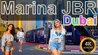 Marina JBR Dubai Walking Tour, The Most Beautiful and Incredible Place in Dubai UAE