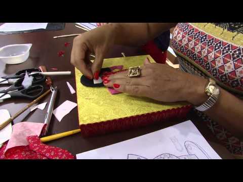 Mulher.com 21/02/2014 Sandra Tomaz - Caixa com a técnica oshie