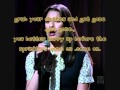 Glee Take a bow lyrics 