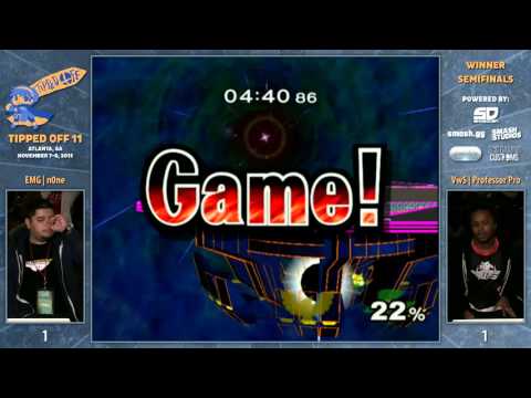 Tipped Off 11 [Day 2] - Winner Semifinals: EMG|n0ne (C. Falcon) vs VwS|Professor Pro (Fox)
