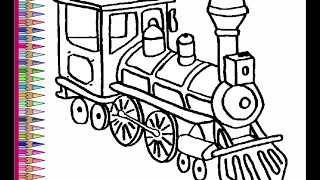 Train Coloring Pages - Train Coloring Pictures For Kids
