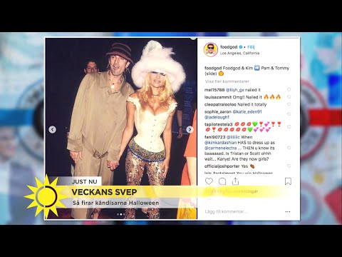 Så firade kändisarna halloween - Nyhetsmorgon (TV4)