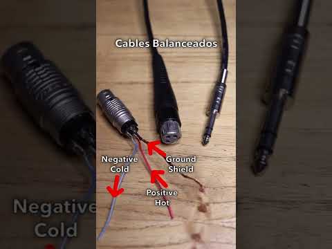 Cables balanceados VS no balanceados #shorts