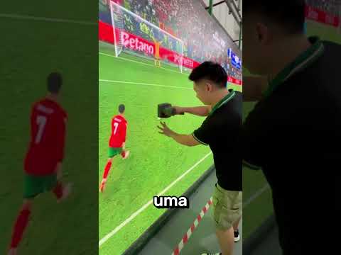 Ele deixou o telão parar no pênalti do Ronaldo!!