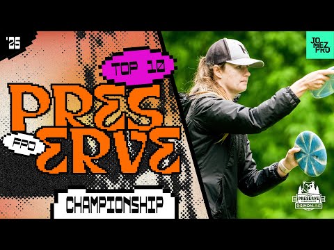 Top 10 FPO Shots from the 2025 Preserve Championship | Jomez Disc Golf