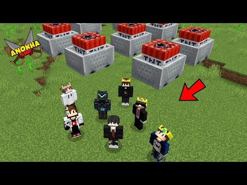 Savage Trap! Outsmarted Enemies in Minecraft SMP