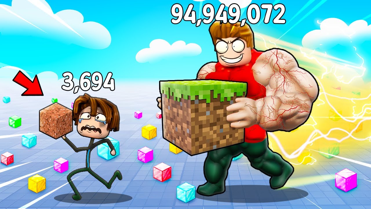 ROBLOX CHOP EATING MINECRAFT BLOCKS BECOME PRO