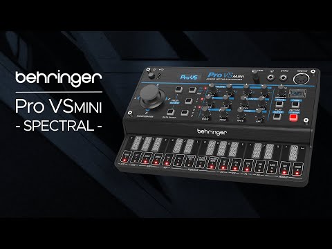 Behringer Pro VS mini Presets: Sound Demo (no talking) "Spectral" Sound Pack for Ambient and Techno