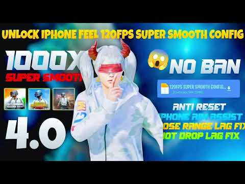 Bgmi lag Fix config 4.0 Super smooth +90fps+120fps config bgmi+pubg+kr- pubg lag fix config 100%