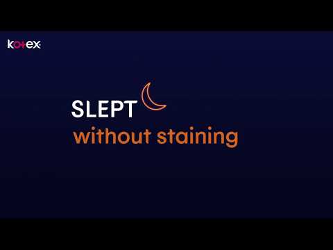 Kotex® Soft Overnight – Sleep Without Staining