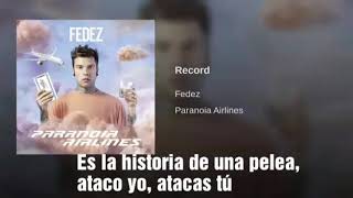Record - Fedez (subtitulado al español)