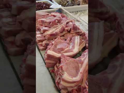 Feira das carnes em Jucati-PE