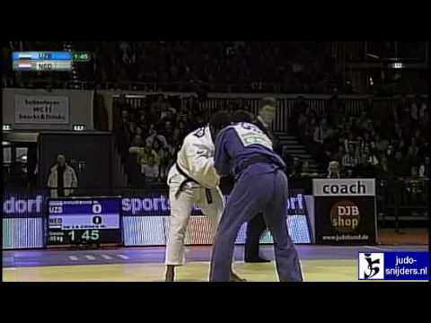 Judo 2010 Grand Prix Dusseldorf: Nabiev Khurshid (UZB) - Marvin de la Croes (NED) [-90kg]