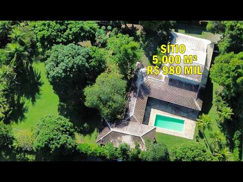 SÍTIO DE LUXO A VENDA com 5.000 m² em Cachoeiras de Macacu/RJ - R$ 980.000,00.