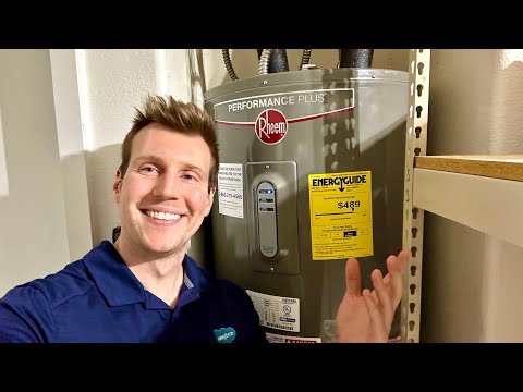 New Electric Water Heater Replacement and Installation with Handy Tips #diy