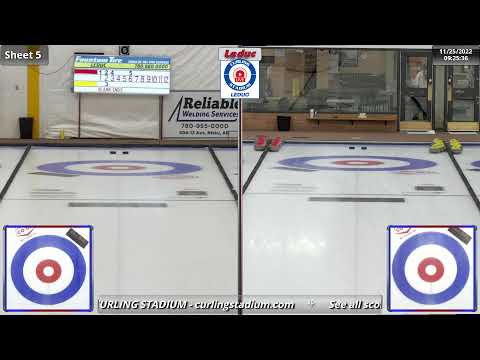 Strouse/Casper vs. Skrlik/Hamilton - Draw 2 - Curling Stadium Alberta Curling Series Doubles