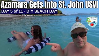 Azamara's Intimate Experience in St. John - Turtles, Snorkeling & Unforgettable Sunsets