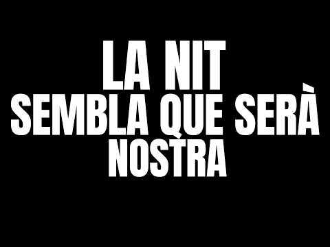 LA NIT SEMBLA QUE SERÀ NOSTRA - Vídeo promocional XXVIIIa diada dels Arreplegats.