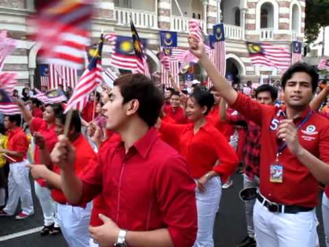 Hari Malaysia 2011 with Sabhi Saddi and friends