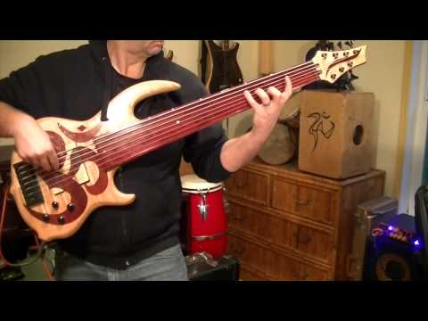 Spain ~ Seven-String Frettless Bass Cover by Jason Everett aka Mister E
