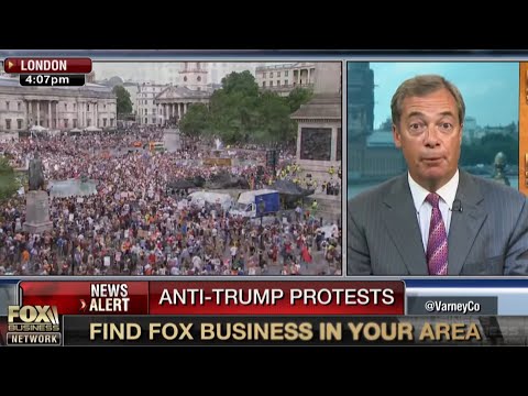 Nigel Farage: These people out there demonstrating hate me even more than Donald Trump