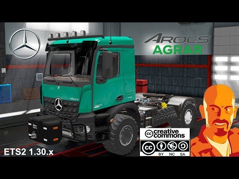 MERCEDES BENZ AROCS AGRAR ETS2 1.28-1.29-1.30.x