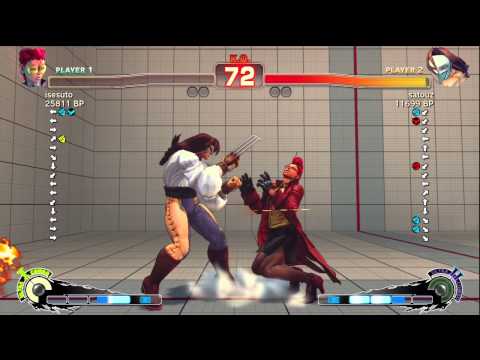 satouz [Vega] vs isesuto [Viper] 1/2 SSF4 Japanese Online Ranked Matches - TRUE-HD