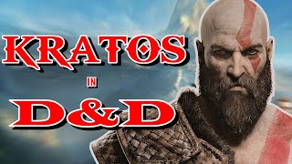 How to build Kratos from God of War in Dungeons and Dragons