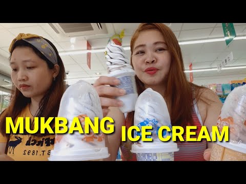 MUKBANG ICE CREAM||Rowena leyte||OFW CAREGIVER TAIWAN