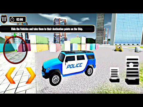 US Police Car Transporter: Cruise Truck Simulator - Crazy Car Transporter Game - Part-6