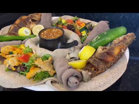 How to make Fried Whole fish with a side of Shiro & Salad with Tg. የዓሳ, ሽሮ, እና ሰላጣ አስራር ከቲጂ ጋር