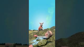 Buried In Manure And Saved By A Goat 😮