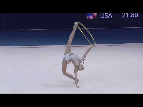 Anastasia SALOS (BLR) Hoop EF - World Cup Tashkent 2021