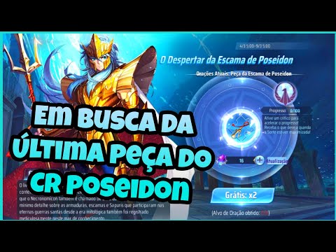 Gastando Pedra Onisciente Em Busca do Cr do Poseidon - Saint Seiya Awakening