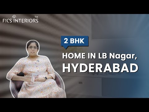 2BHK House Tour | 1235 Sq.ft. Home Interiors with Furniture | LB Nagar, Hyderabad - FICS Interiors Hyderabad