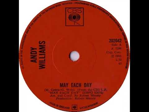 UK New Entry 1966 (59) Andy Williams - May Each Day
