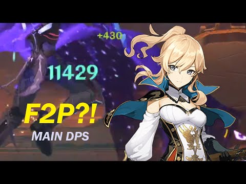 Jean as MAIN DPS?! Level 70 Boss Childe (Genshin Impact) (F2P)