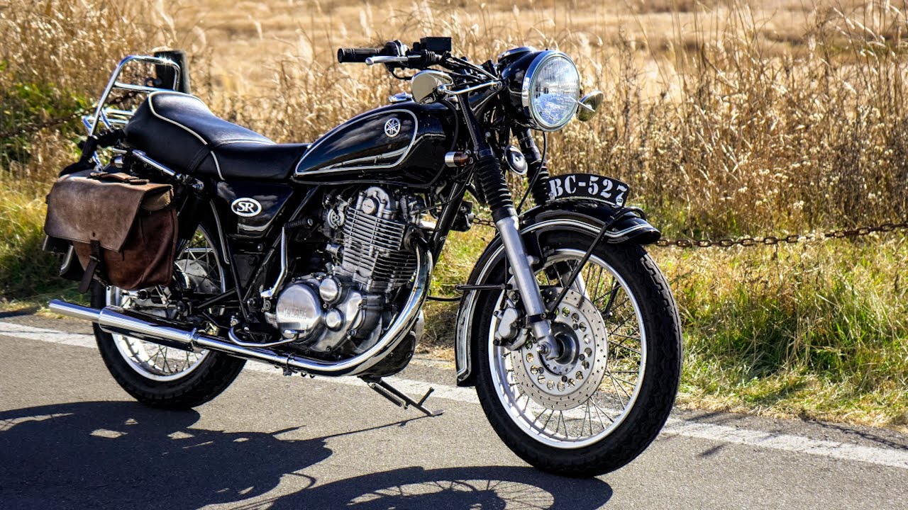 カスタムしたSR400で秋のビーナスライン バイク旅【4K】
