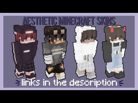 aesthetic minecraft skins for boys 🥀 | links in description