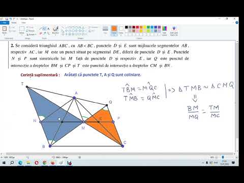 Cerinţă suplimentară - la problema de geometrie – Titularizare 2023