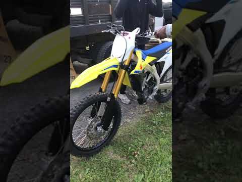 MY DAD RIDES MY NEW SUZUKI RMZ-450🦏