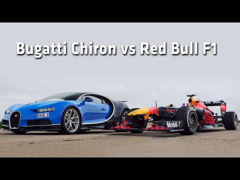 Bugatti Chiron vs Redbull F1 car RACE