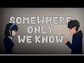 Keane - Somewhere only we know AMV (First Girlfriend - One Animation)