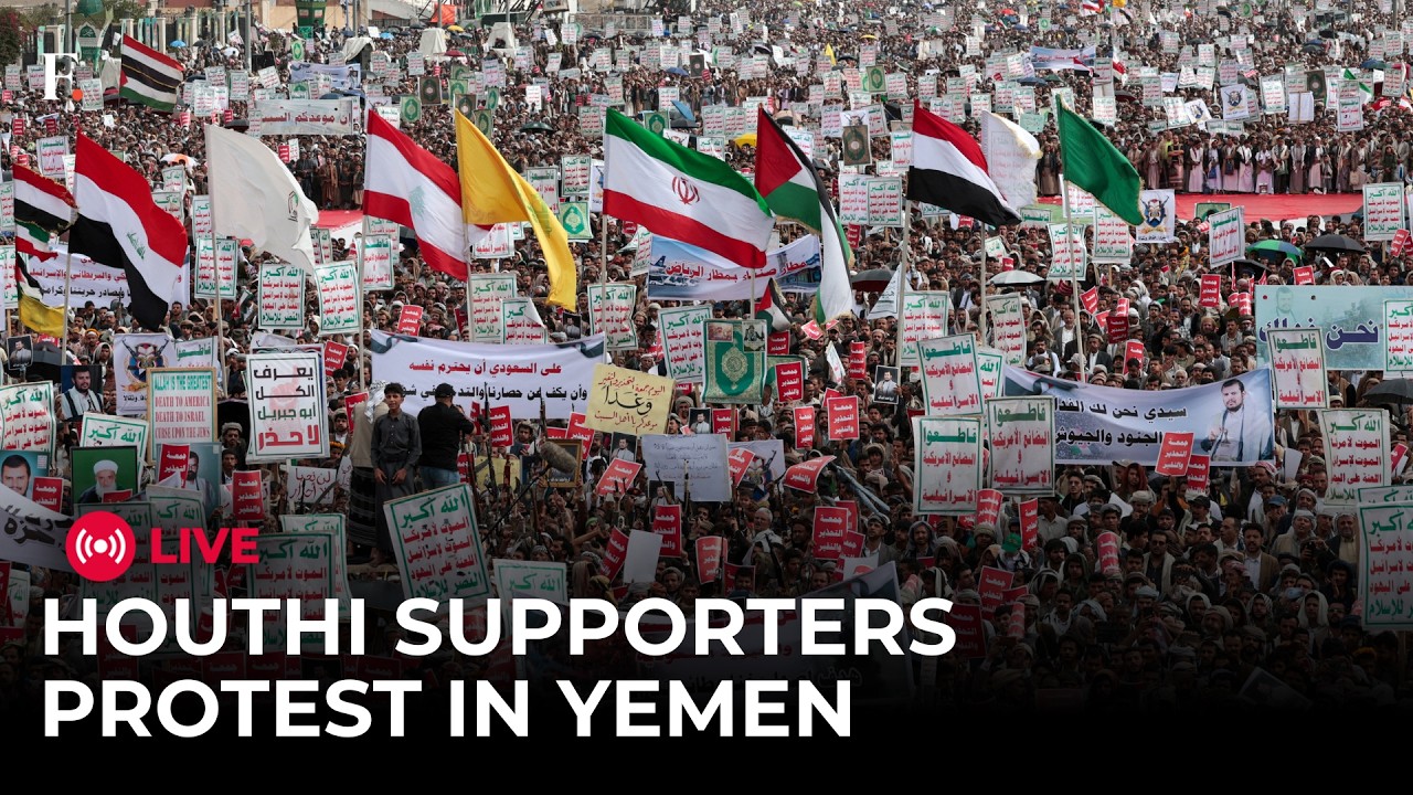 Yemen Protests LIVE | Houthi Supporters Rally in Yemen Against Saudi-Led Blockade | Sanaa